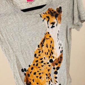 Cheetah JCrew t-shirt